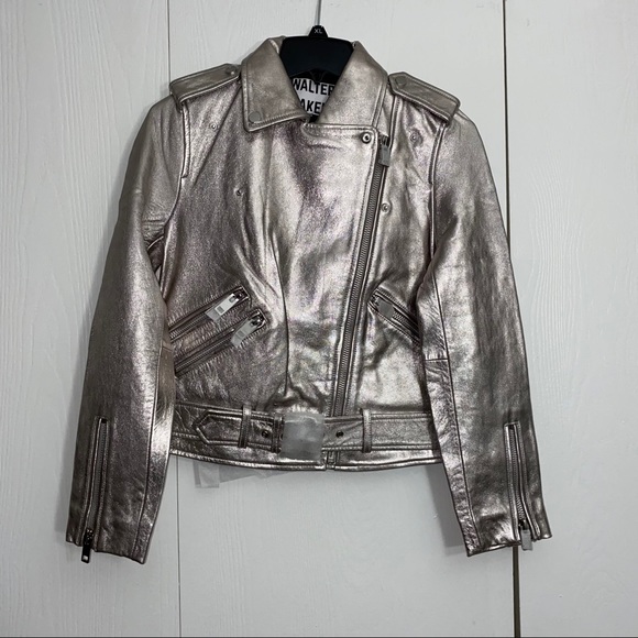 Walter Baker Jackets & Coats Nwt Walter Baker Allison Leather Moto